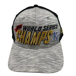 New Era 2015 Gray & Black World Series Champs Kansas City Royals Cap/Hat